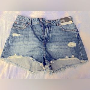 High Waisted Jean Shorts
